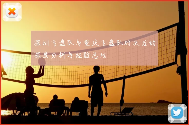 深圳飞盘队与重庆飞盘队对决后的深度分析与经验总结